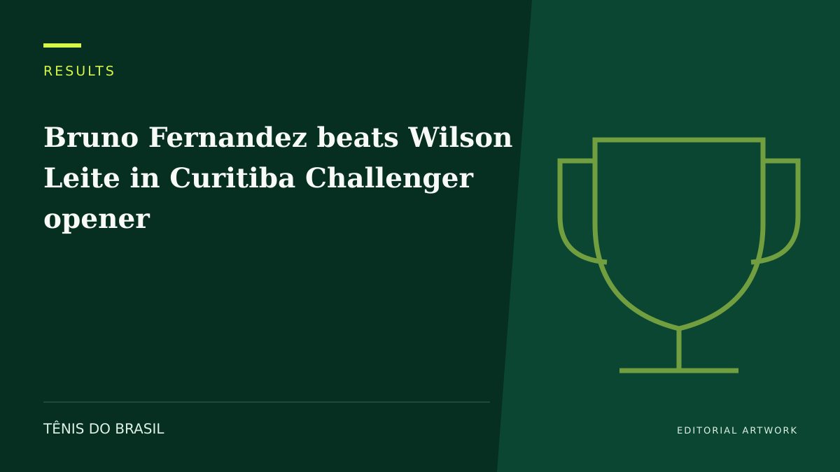 EDITORIAL ARTWORK — Bruno Fernandez beats Wilson Leite in Curitiba Challenger opener