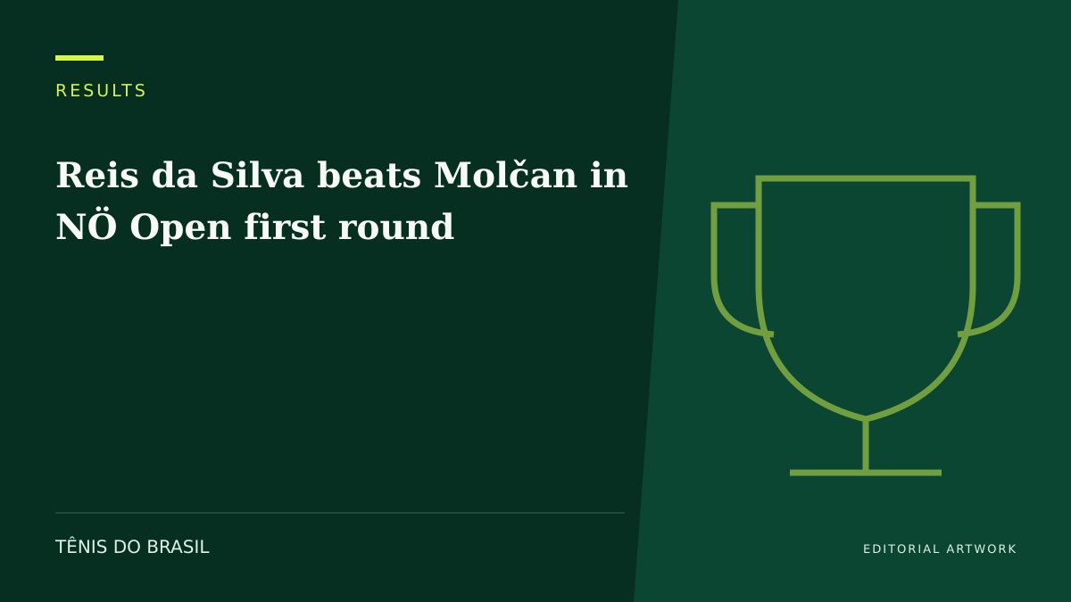 EDITORIAL ARTWORK — Reis da Silva beats Molčan in NÖ Open first round