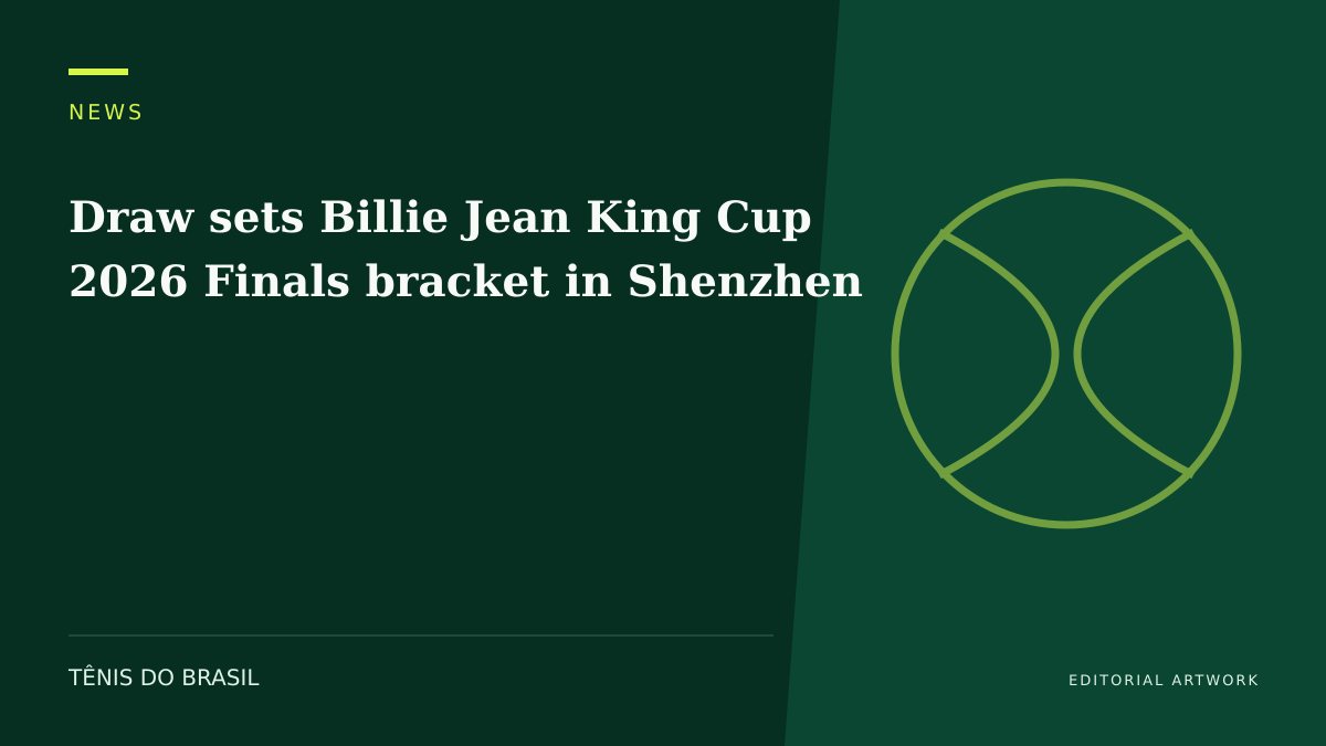EDITORIAL ARTWORK — Draw sets Billie Jean King Cup 2026 Finals bracket in Shenzhen