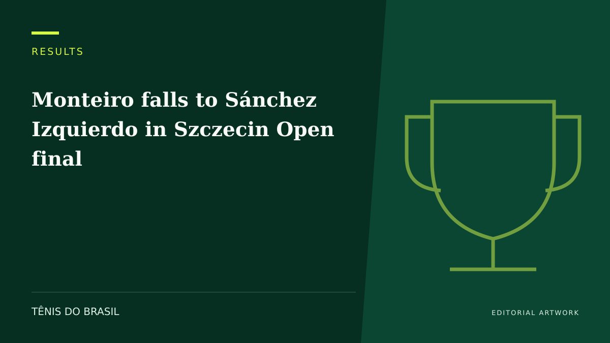 EDITORIAL ARTWORK — Monteiro falls to Sánchez Izquierdo in Szczecin Open final