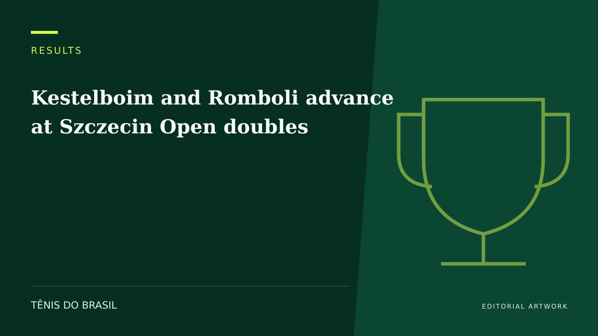 EDITORIAL ARTWORK — Kestelboim and Romboli advance at Szczecin Open doubles