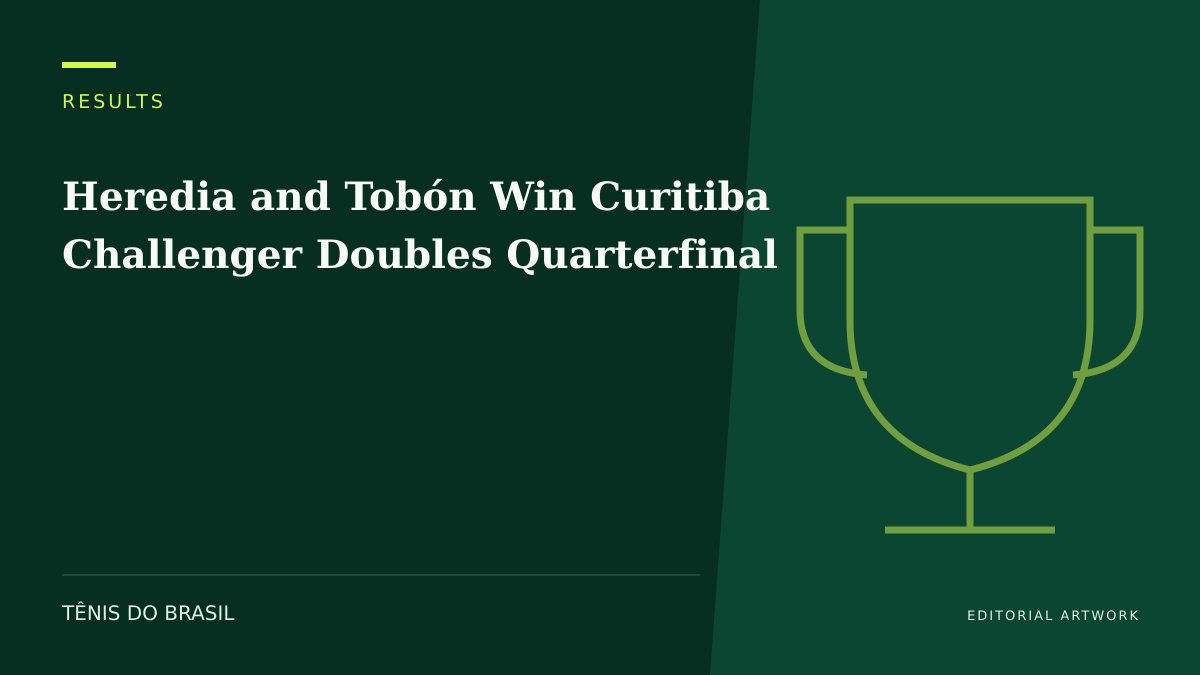 EDITORIAL ARTWORK — Heredia and Tobón Win Curitiba Challenger Doubles Quarterfinal